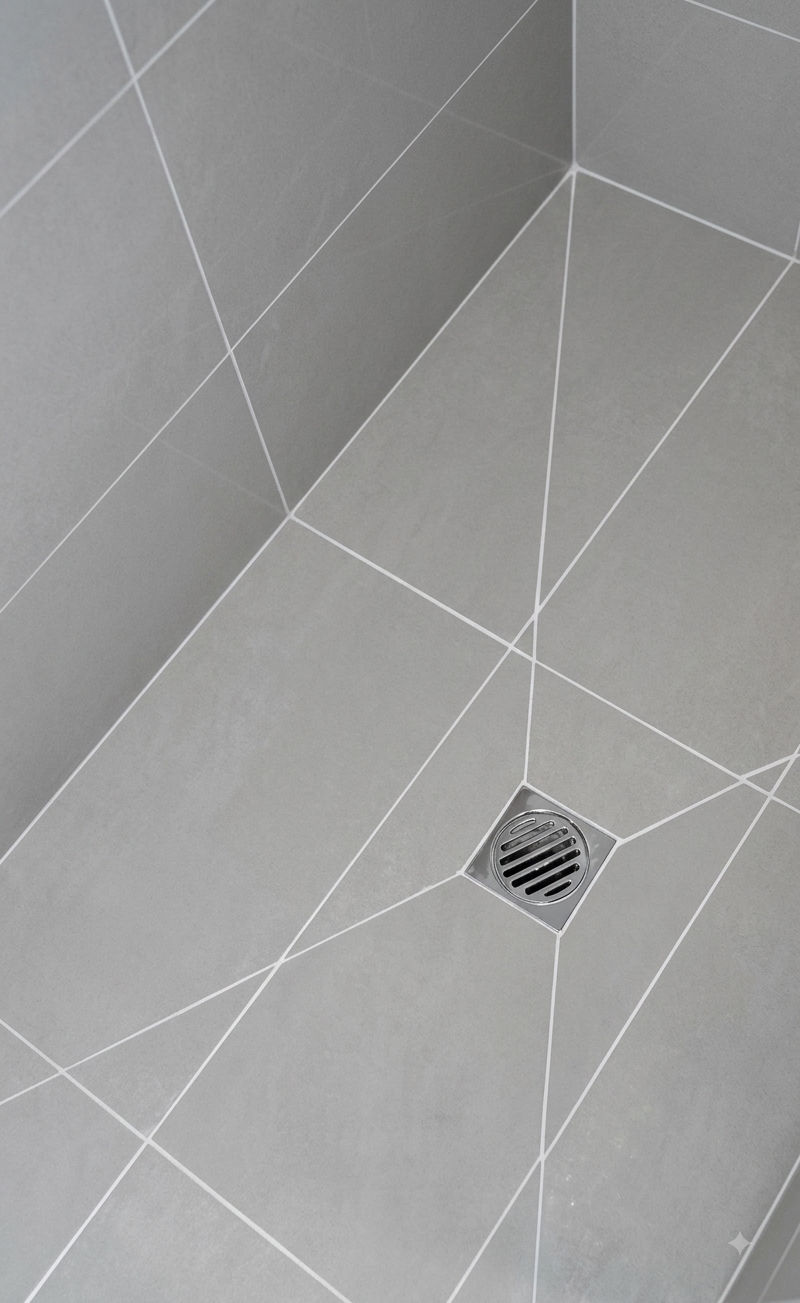 Shower Floor Grout Restoration
